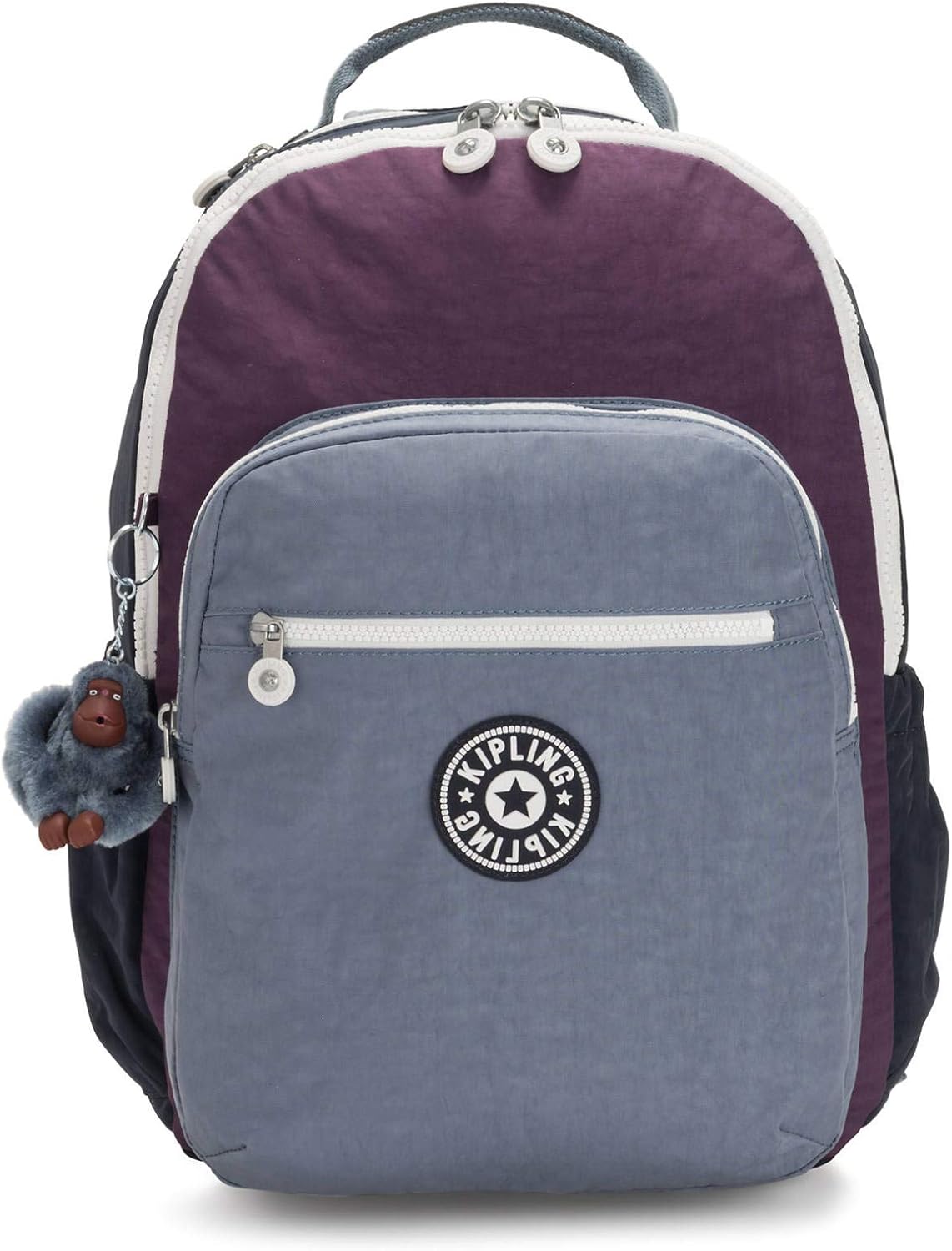 kipling purple backpack
