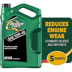 Quaker State Motor Oil, 10W-40, 5 Quart