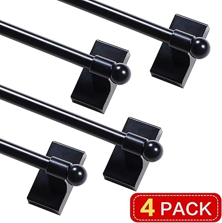 Amazon Com Turquoize Magnetic Cafe Rod Multi Use Adjustable