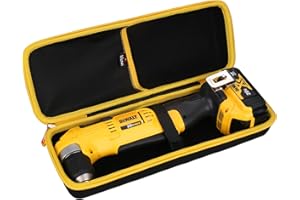 Mchoi Hard Storage Case Fits for DEWALT 20V MAX Right Angle Cordless Drill/Driver DCD740C1 / DCD740B, Case Only