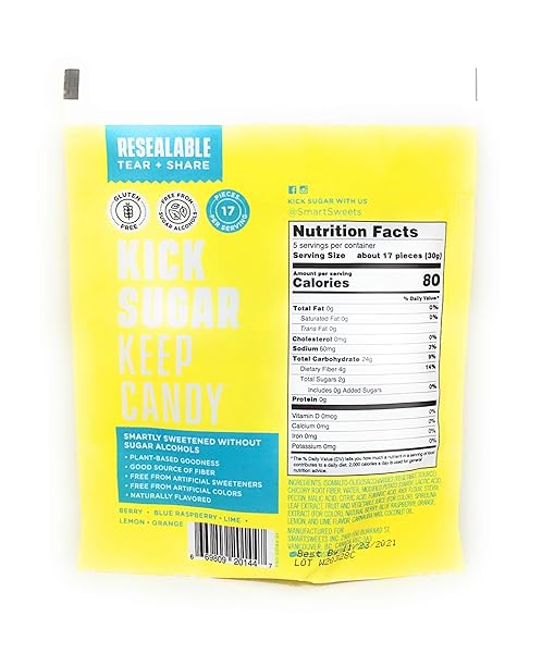 SMART SWEETS SOUR BLAST BUDDIES, 5.3 OZ