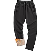 TACVASEN Men's Fleece Winter Pants Warm Sherpa Lined Sweatpants Heavyweight Thermal Lounge Athletic Track Joggers