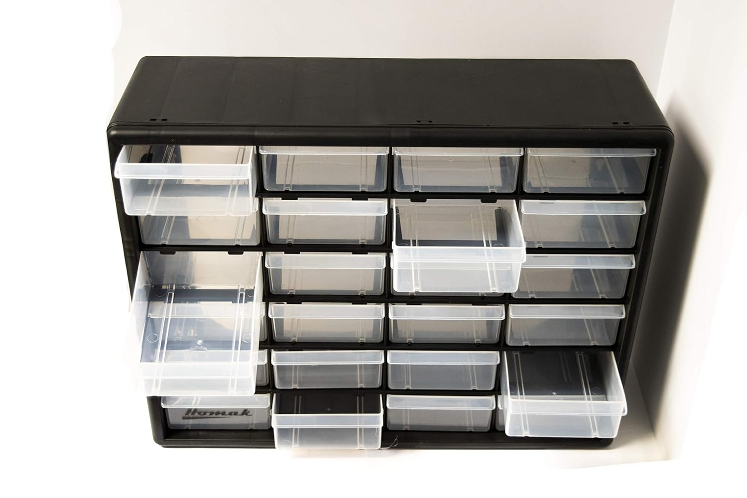 Black Homak 39 Drawer Parts Organizer Ha01039001 Northstar Data Com