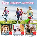 OSDUE Kids Telescope 4x30 Binoculars Pink Outdoor Educational Gift 3-12 view 5