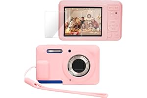 PROfezzion Silicone Case for Kodak PIXPRO FZ55 Digital Camera, Silicone Camera Case Protective Cover with Screen Protector & 