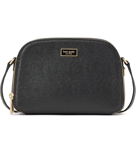 kate spade new york Devin Saffiano Leather Double Zip Dome