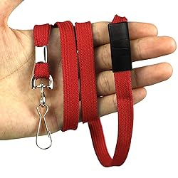 Ollain 25 Pack Breakaway Lanyard with J-Hook Bulk