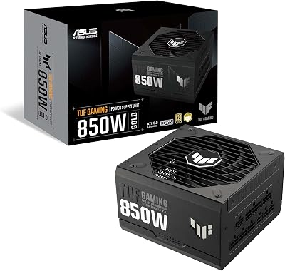 ASUS TUF Gaming 850W Gold ATX 3.0 Fully Modular 80+ Gold Power Supply 10 Year