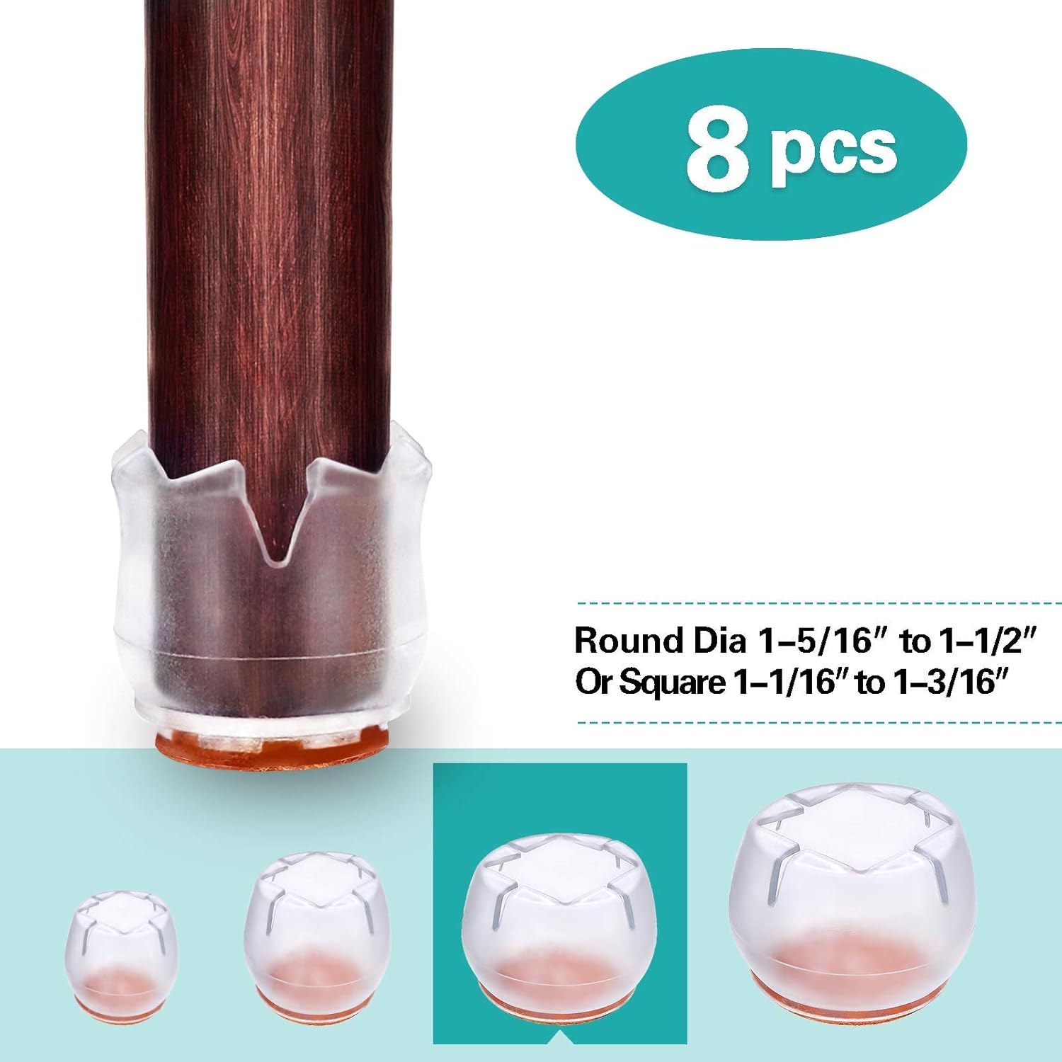 Best 1.5-in round felt furniture sliders