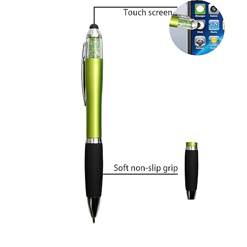 MiSiBao Stylus Pens for Touch Screens, Ballpoint Pens Black Medium