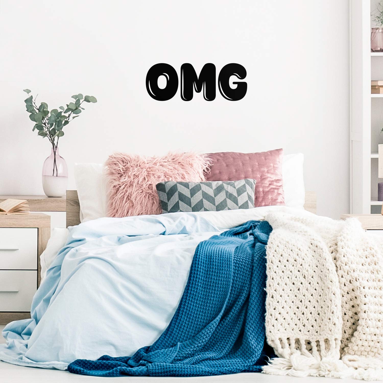 Amazon Com Vinyl Wall Art Decal Omg 10 X 26 5