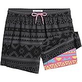 maamgic Mens 5 Inch Stretch Swimming Shorts Compression Liner Swim Trunks Swimwear Bathing Suits Beach Wear Swim Suits