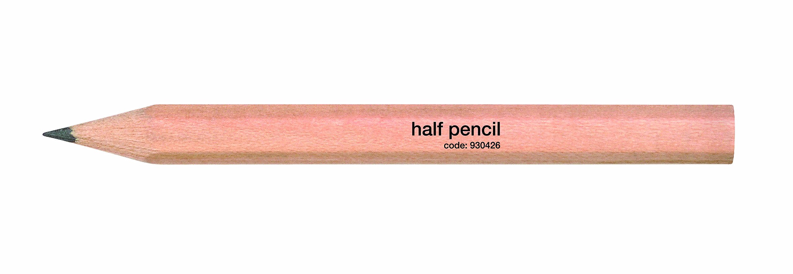 5 Star Half Pencil Wooden Half-length HB Plain Ref 28STK032 [Pack of 144]