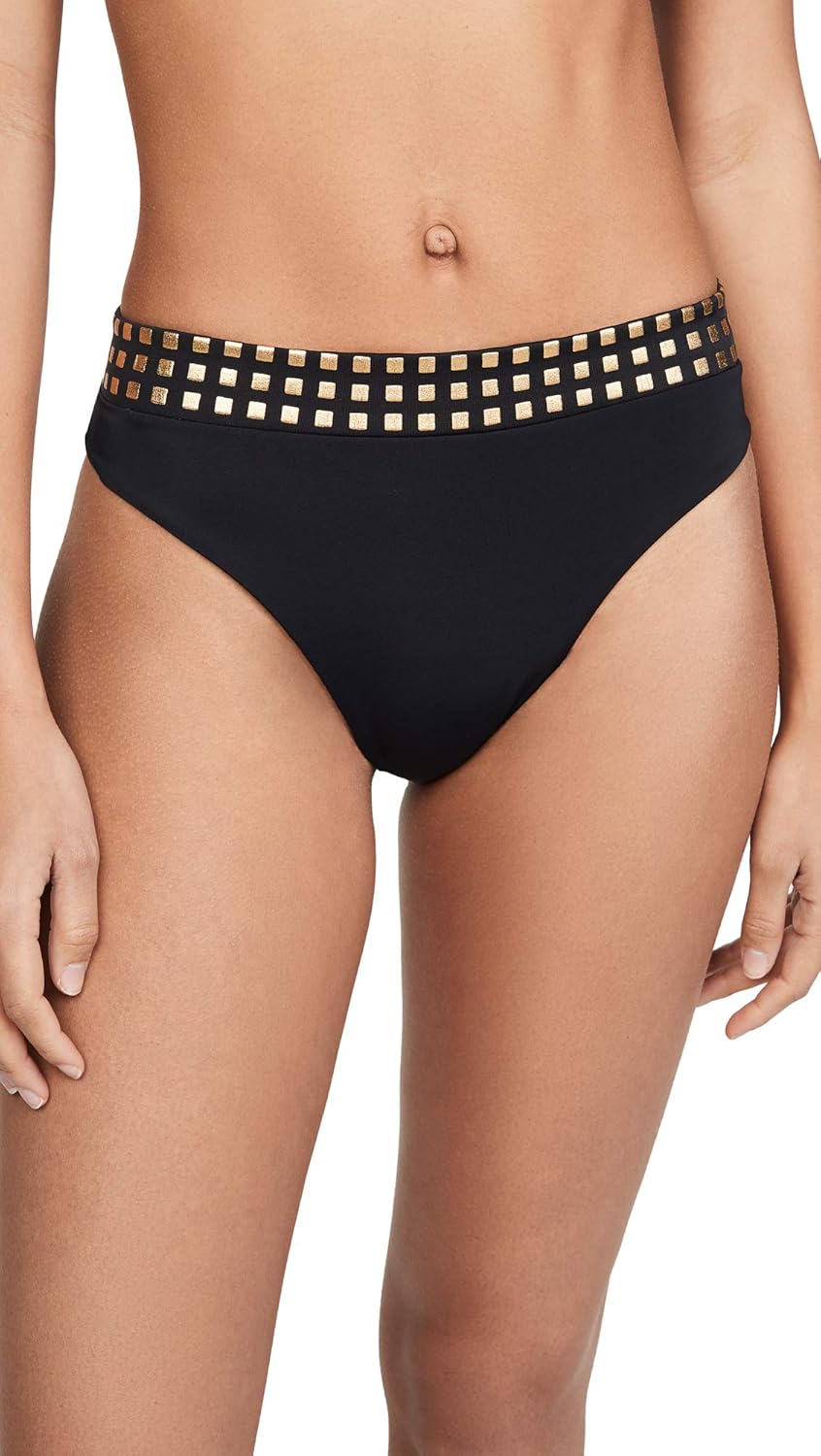 gold swimsuit bottoms