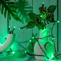 YULETIME Green One-Piece 5MM LED Christmas
