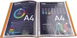Exacompta 88324E Semi-Rigid PP Display Book A4 30 Pockets Orange view 4
