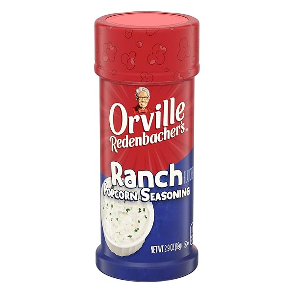 ORVILLE REDENBACHER’S POPCORN SEASONING, RANCH FLAVOR, 2.9 OZ.