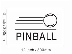 230045 Pinball Game Room Man Cave Home Decor