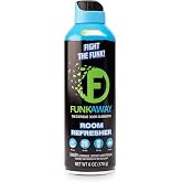 FunkAway Extreme Odor Eliminating Room Refresher AeroSpray, 6 oz., Odor Eliminating Room Spray Removes Musty, Stuffy, Stinky and Smelly Airborne odors