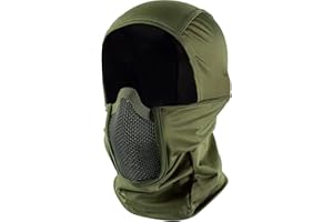 OneTigris Balaclava Mesh Mask, Ninja Tactical Mask with Full Face Protection for Outdoor