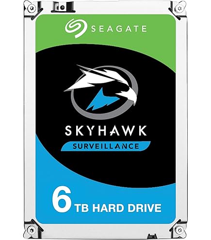 Seagate SkyHawk 6TB 内蔵型HDD 3台のみ Amazon.com: Seagate Skyhawk 6TB Surveillance Internal Hard