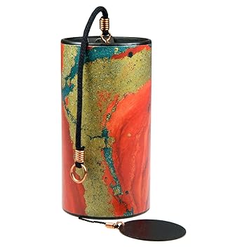 Zaphir, gestimmtes Windglockenspiel Sonnenstrahl Sunray rot