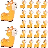 HUIANER Miniature Giraffe 20PCS Mini Giraffe Figures Fairy Garden Deer Resin Giraffe Figurine Moss Landscape Decoration DIY Craft Home Decor