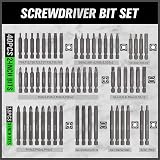 SWANLAKE 232Pcs Ultimate Screwdriver Bit Set CR-V with Ratchet Wrench Case view 3