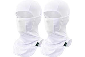 LONGLONG Balaclava Face Mask- 2 Pcs Sun Protection Mask Dustproof, Breathable Summer Full Face Cover for Motorcycle, Cycling