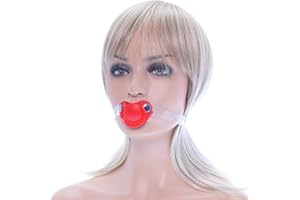 Adult Fetish Bondage Gag Ball Pacifier Design With Neck Straps