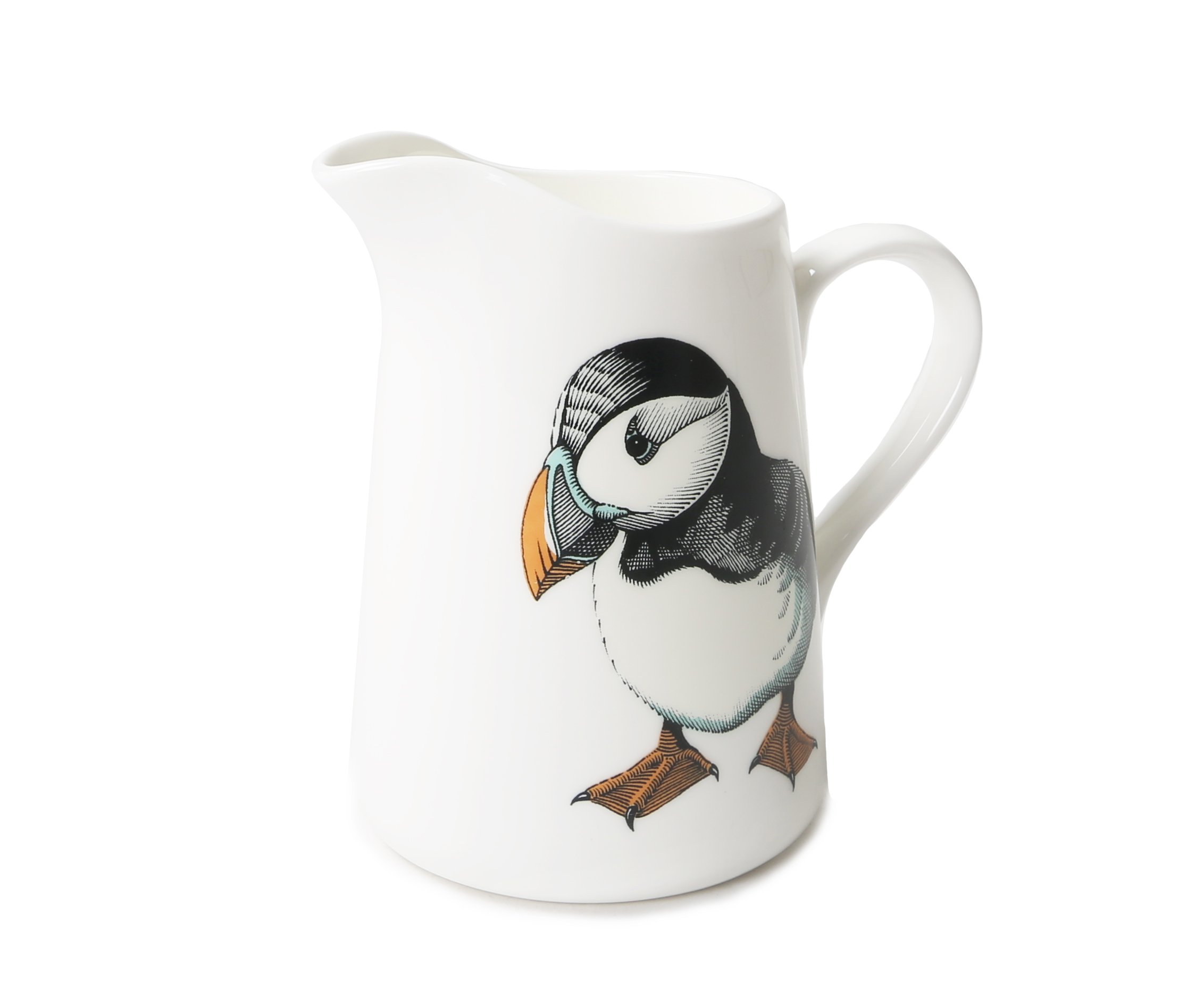 Jersey Pottery Neptune Large Jug Puffin Glassware Carafes Jugs