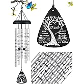 Bereavement Memorial Sympathy Gifts for Loss of Dad Father, Memorial Sympathy Wind Chimes for Loss of Father Sympathy Gift, in Memory of Dad Loved One Gifts Ideas