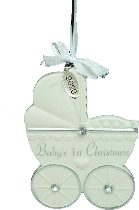 baby carriage ornament