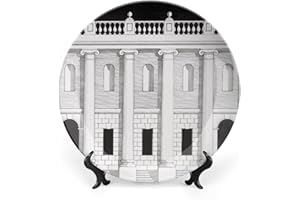 Aloked Lina Cavalieri Plate, Wall Decorative Plate, Mysterious Face Plate Wall Hanging Decoration,Including Bracket and Special Spring Hook,H21,8inch