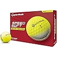TaylorMade Golf SPEEDSOFT Golf Balls Yellow ONE Dozen