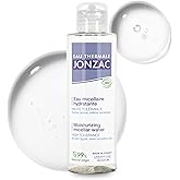 JONZAC Eau Thermale Micellar Water, Eye &amp; Face Makeup Remover, Travel Size | 99% Organic - Hydrating with Thermal Spring Water - For Sensitive Skin - Non-Toxic - 100% Vegan - Dermatologically Tested