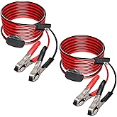 Hodeoo SAE Battery Alligator Clips Wire Harness with On/Off Switch Alligator Clips Sprayer Parts,Suitable for Lawn sprayers, Water Pumps, Grass Cutters,etc 2 PCS