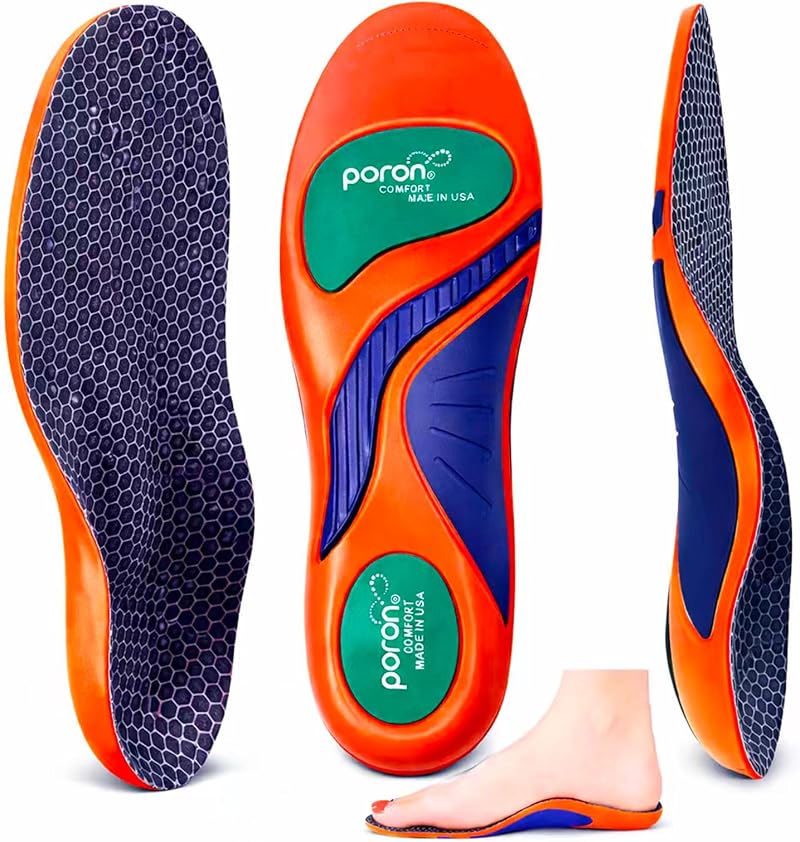goofort Plantar Fasciitis Arch Support Gel Insoles 3D-Xpain PORON Work Boots