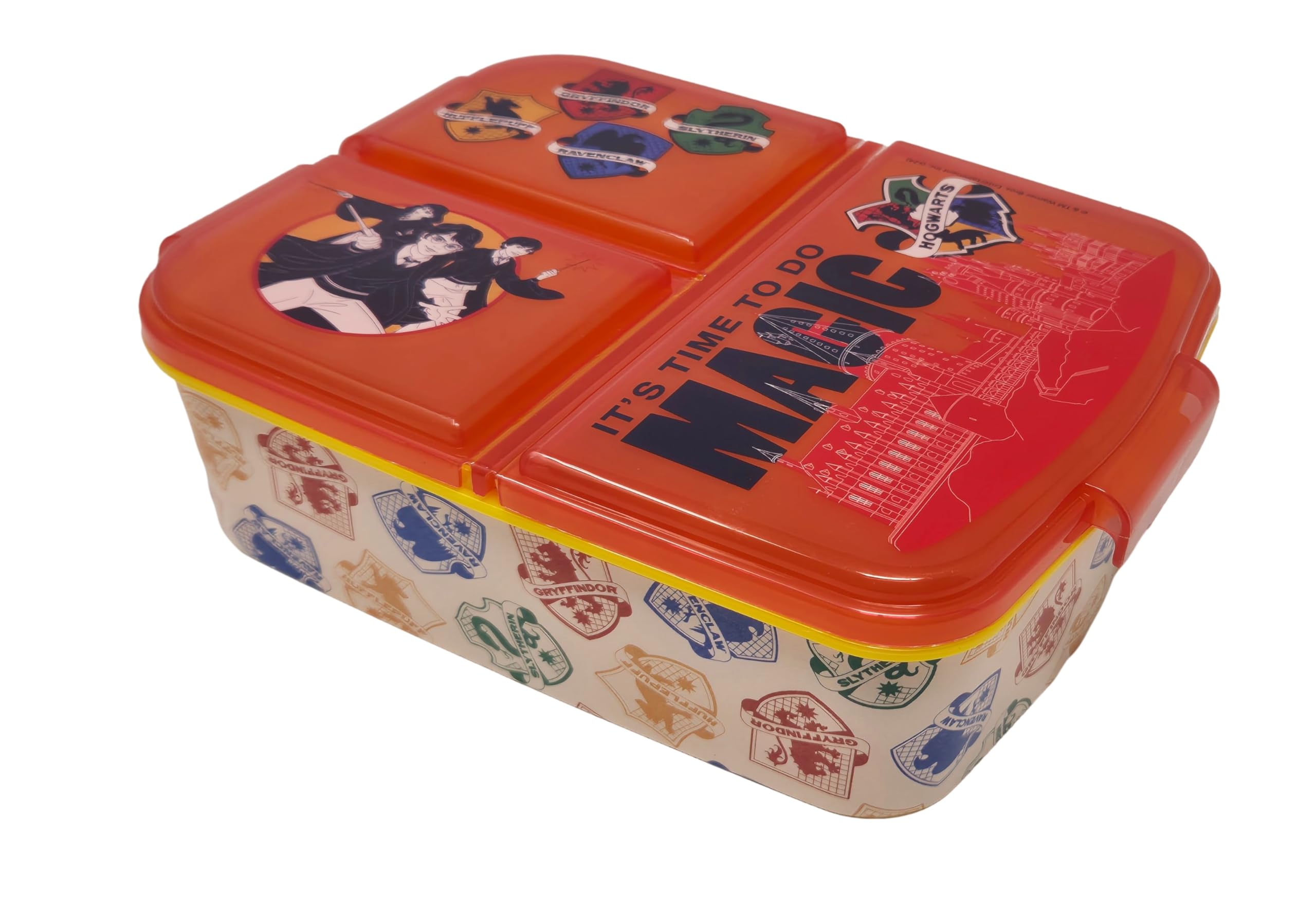 Theonoi Children's Lunch Box - Various Designs to Choose From - BPA-Free Plastic (Harry Potter)