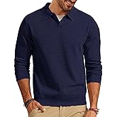 PJ PAUL JONES Mens Sweater Long Sleeve V Neck Pullover Sweater Knitted Textured Sweater