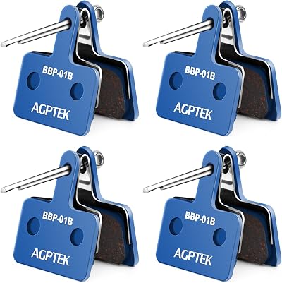 AGPTEK Bike Brake Pads 4 Pairs Disc for Shimano M515 M525 C501 C601 M415 M416