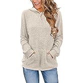 Bosmeer Womens Long Sleeve Shirts Kangaroo Pocket Fashion Hoodies Fall Pullover Sweatshirts