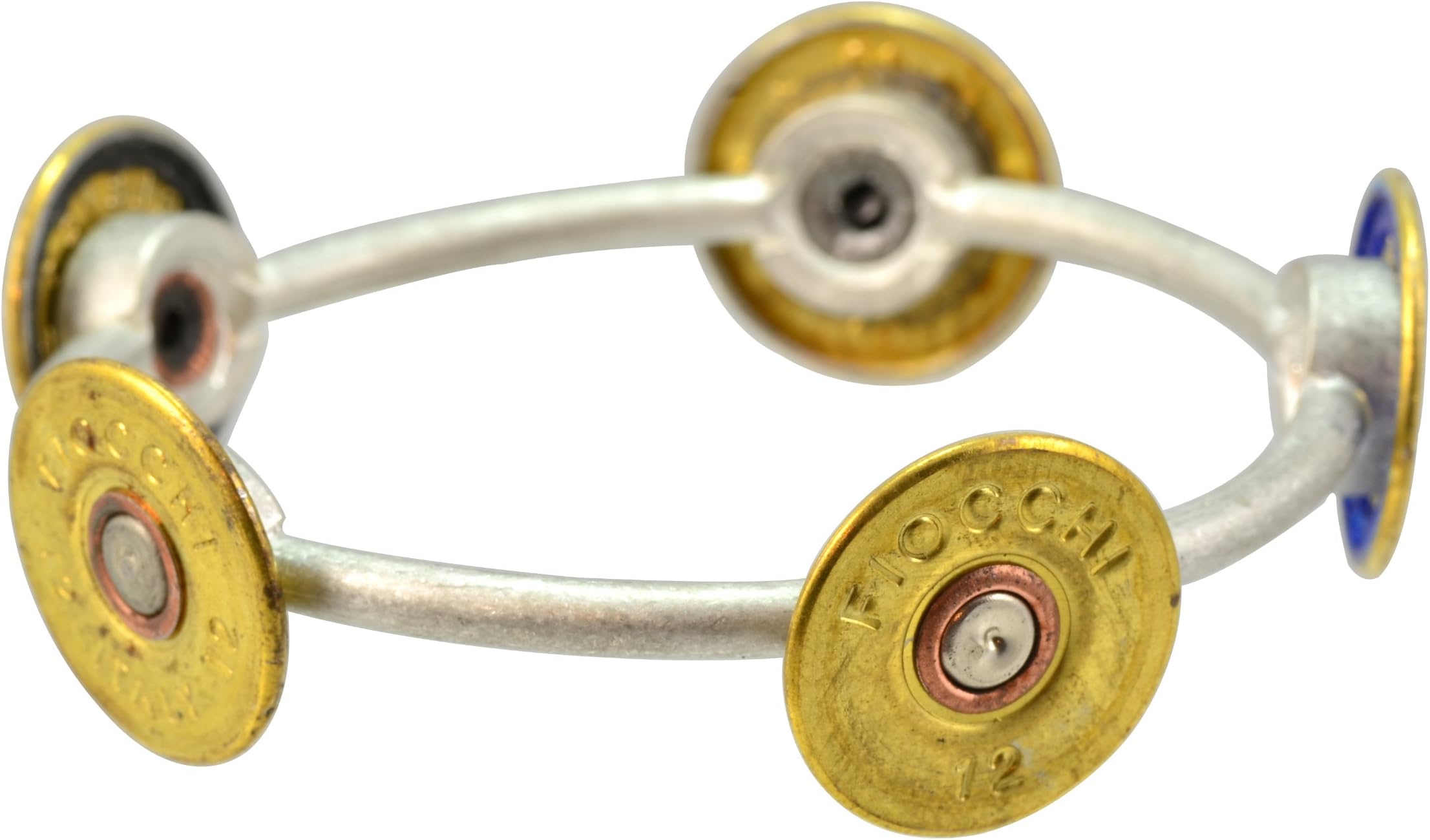 Southlife - Lizzy J's Handmade Round Vintage Gold Plated 12 Gauge Shotgun Bullet Shell Cuff Bracelet