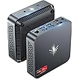 KAMRUI Mini PC Ryzen 7 5700U(8C/16T, up to 4.3GHz), Mini Computer 16GB DDR4 RAM 512GB M.2 2280 NVME SSD Mini PC Gaming, 4K Du