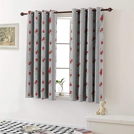 Amazon Com Shenglv Shabby Chic Blackout Draperies For Bedroom