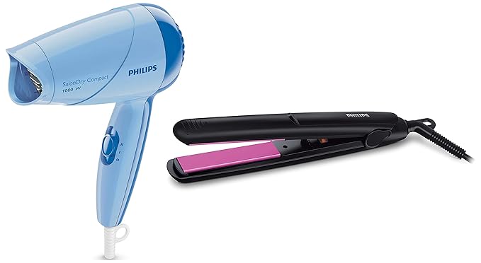 Philips Hair Dryer (HP8100/60) & Straightener (HP8302) Combo