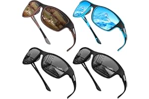 WFEANG Polarized Sports Sunglasses for Men Women Men Sunglasses Polarized UV Protection