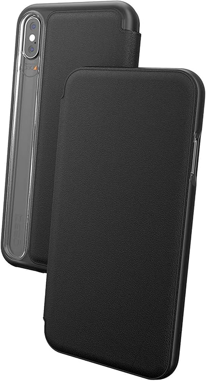 Amazon Co Jp Gear4 Iphonexs Maxケース 手帳型 本革 レザーケース 耐衝撃 英国発人気ブランド 英国女王賞受賞のd3oテクノロジー採用 F1衝撃吸収テスト済 Iphone Xs Max Oxfordレザー ブラック 並行輸入品 家電 カメラ