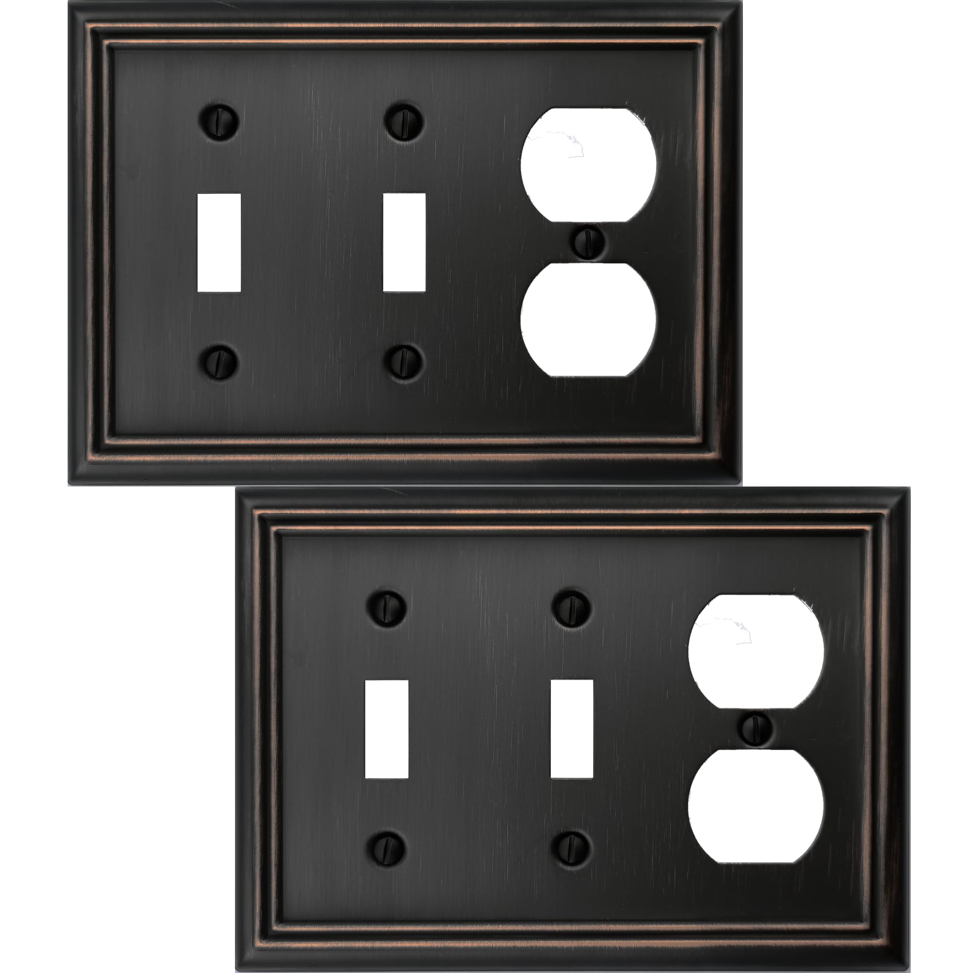 OKAWYC Double Toggle/Single Duplex Light Switch