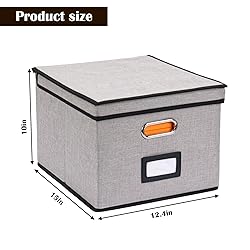 EOOUT File Organizer Box, 1pcs with Lid, Hanging